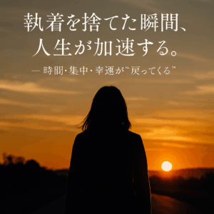 執着を捨てるとどうなる？──手放すことで得られる5つの意外な効果と、人生が変わる瞬間